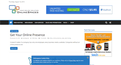 Desktop Screenshot of onlinespaces.com