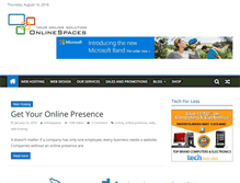 Tablet Screenshot of onlinespaces.com